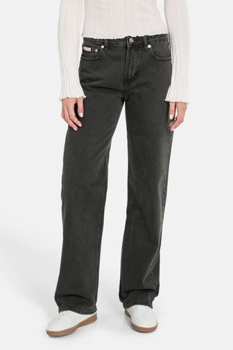 CALVIN KLEIN Jeans schwarz straight