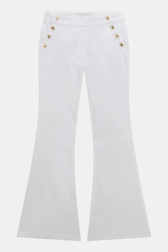 GUESS Stoffhose weiß