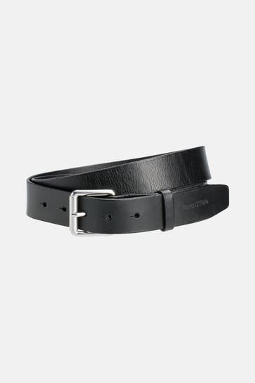 MARC O'POLO Ledergürtel schwarz