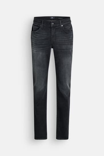 7 FOR ALL MANKIND Jeans dunkelgrau straight