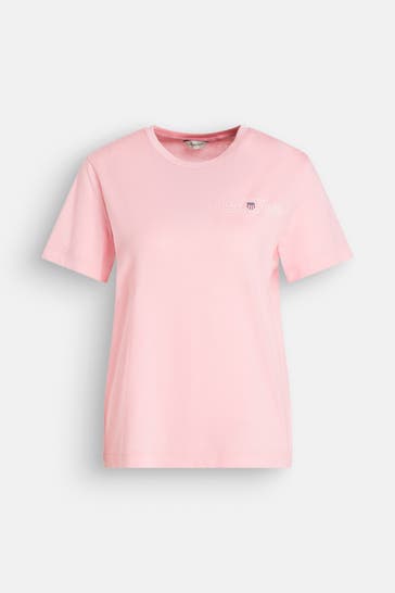 GANT T-Shirt 'Reg Shield' rosa