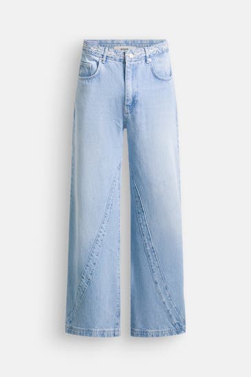 ROUGH. Jeans 'Pinned Down' blau