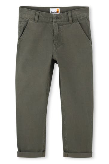 TIMBERLAND Stoffhose oliv