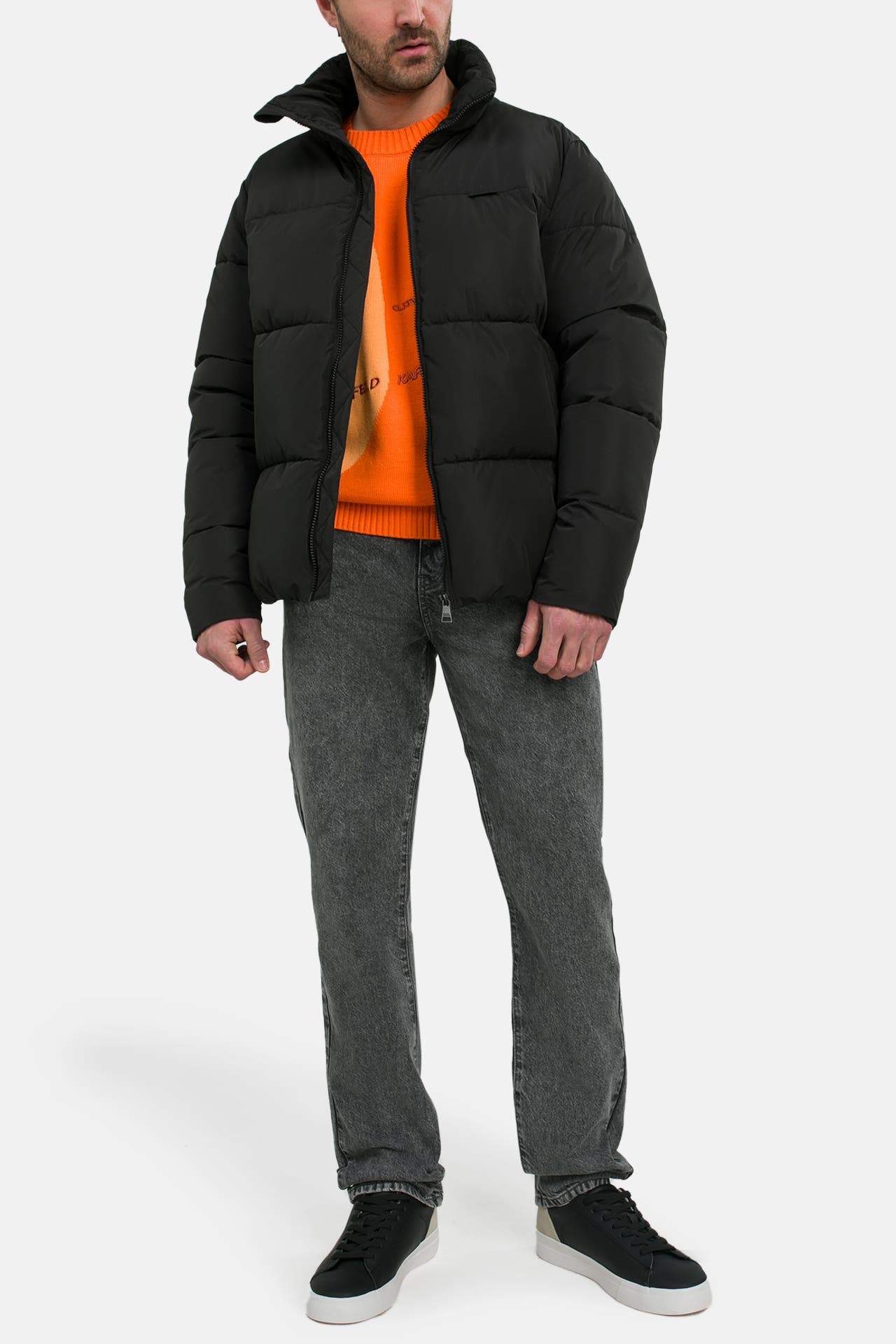 KARL LAGERFELD Steppjacke schwarz, Bild 1