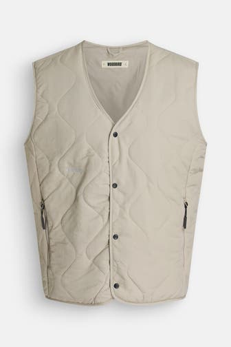 WOODBIRD Steppweste beige