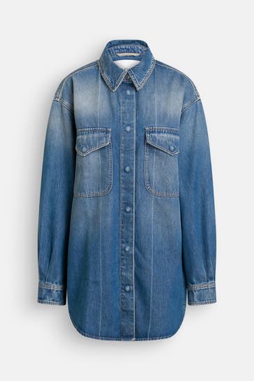 CLOSED Overshirt indigoblau