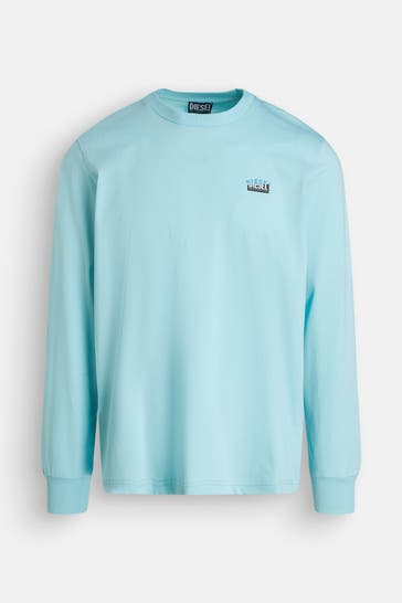 DIESEL Longsleeve hellblau