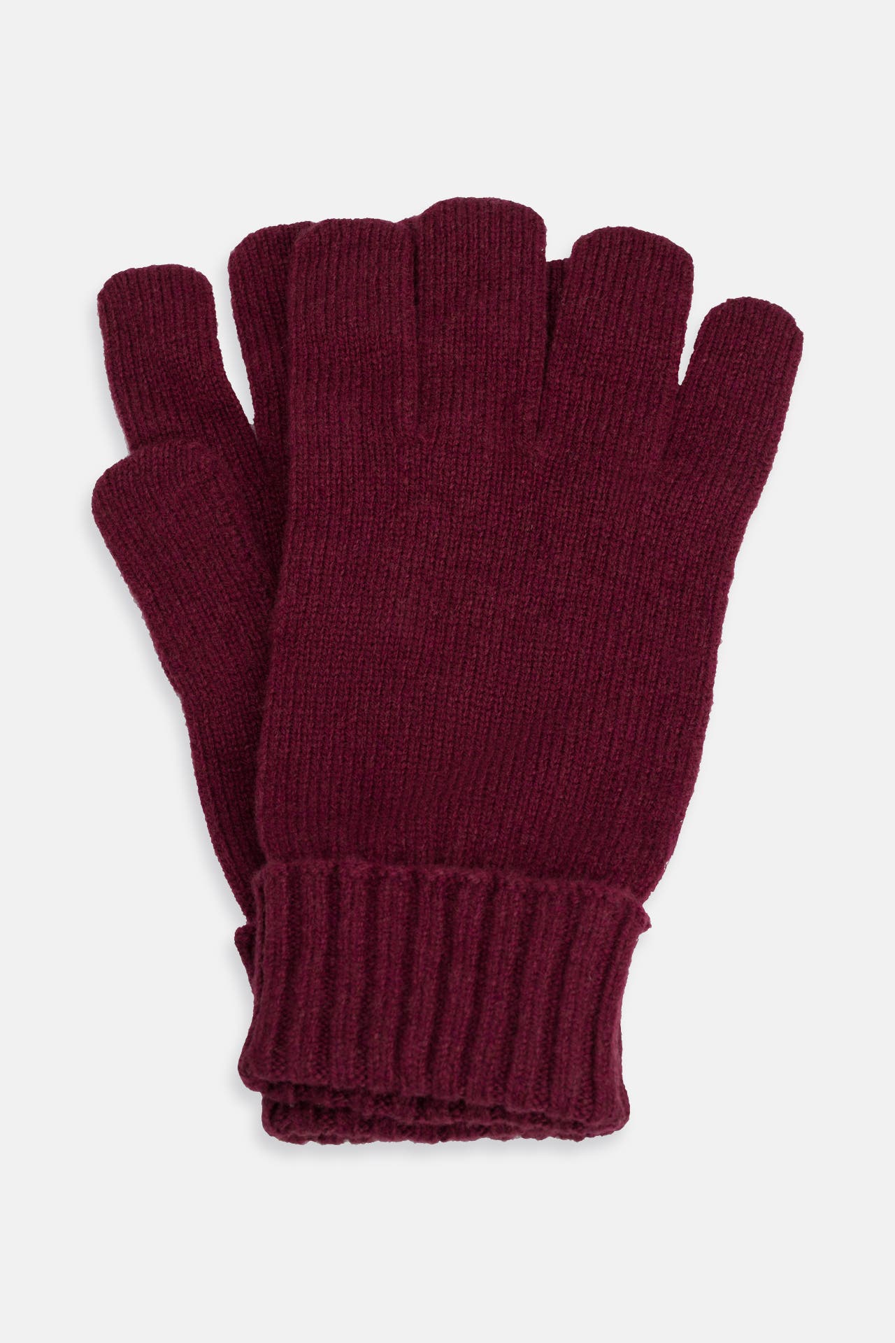LACOSTE Woll-Handschuhe weinrot unisex, Bild 1