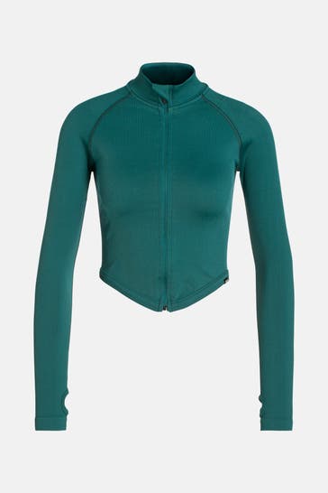 SMILODOX Jersey-Jacke 'Serina' petrol