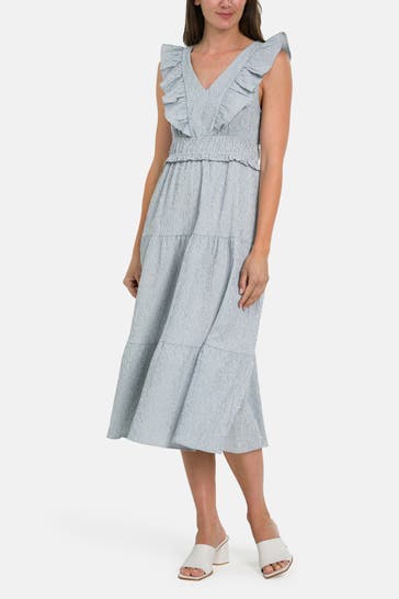 RIANI Kleid gestreift