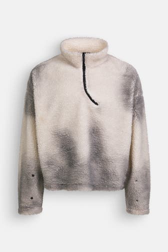 ATELIER DE ROUPA Fleece-Troyer gemustert