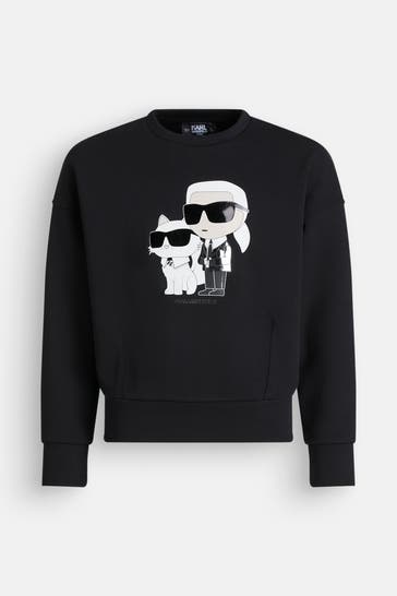 KARL LAGERFELD Sweatshirt schwarz