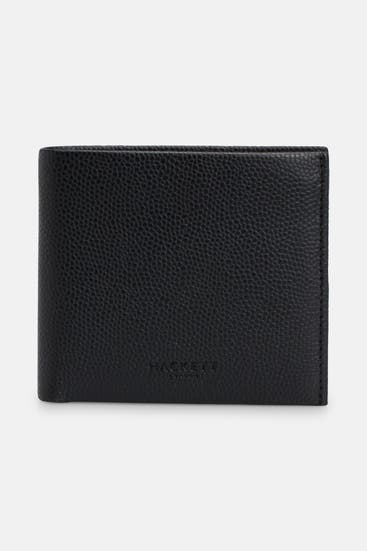 HACKETT - Ledergeldbörse 'Best Col' schwarz