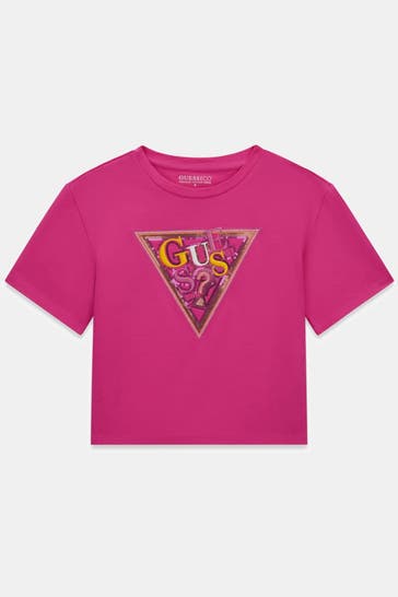 GUESS T-Shirt magenta