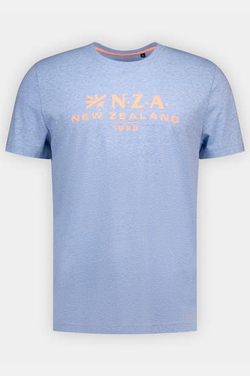 NEW ZEALAND AUCKLAND T-Shirt taubenblau