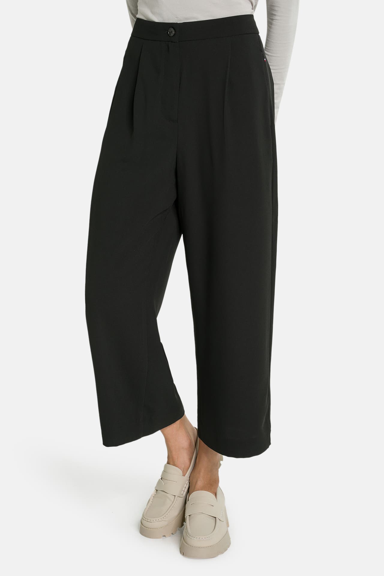 TOMMY HILFIGER Stoffhose schwarz, Bild 1