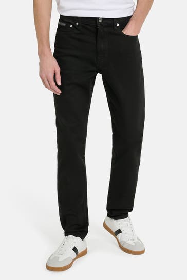 CALVIN KLEIN Jeans schwarz slim tapered