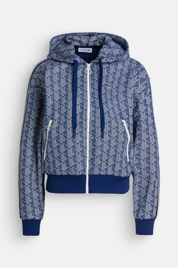 LACOSTE Sweatjacke gemustert 