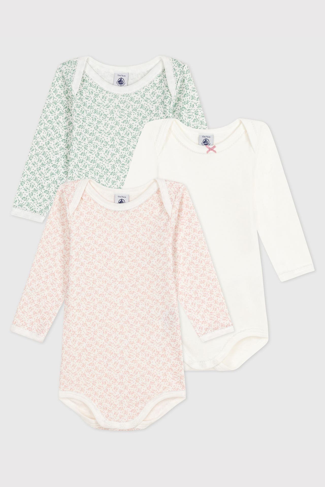 PETIT BATEAU 3er-Set Bodys mehrfarbig, Bild 1