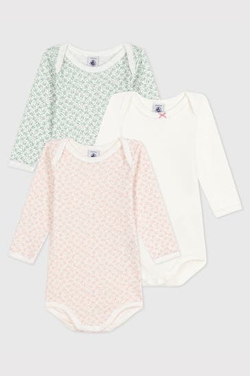 PETIT BATEAU 3er-Set Bodys mehrfarbig