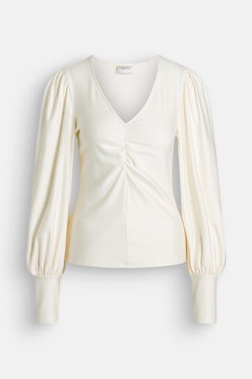 GESTUZ Blusenshirt 'Rifa' ecru