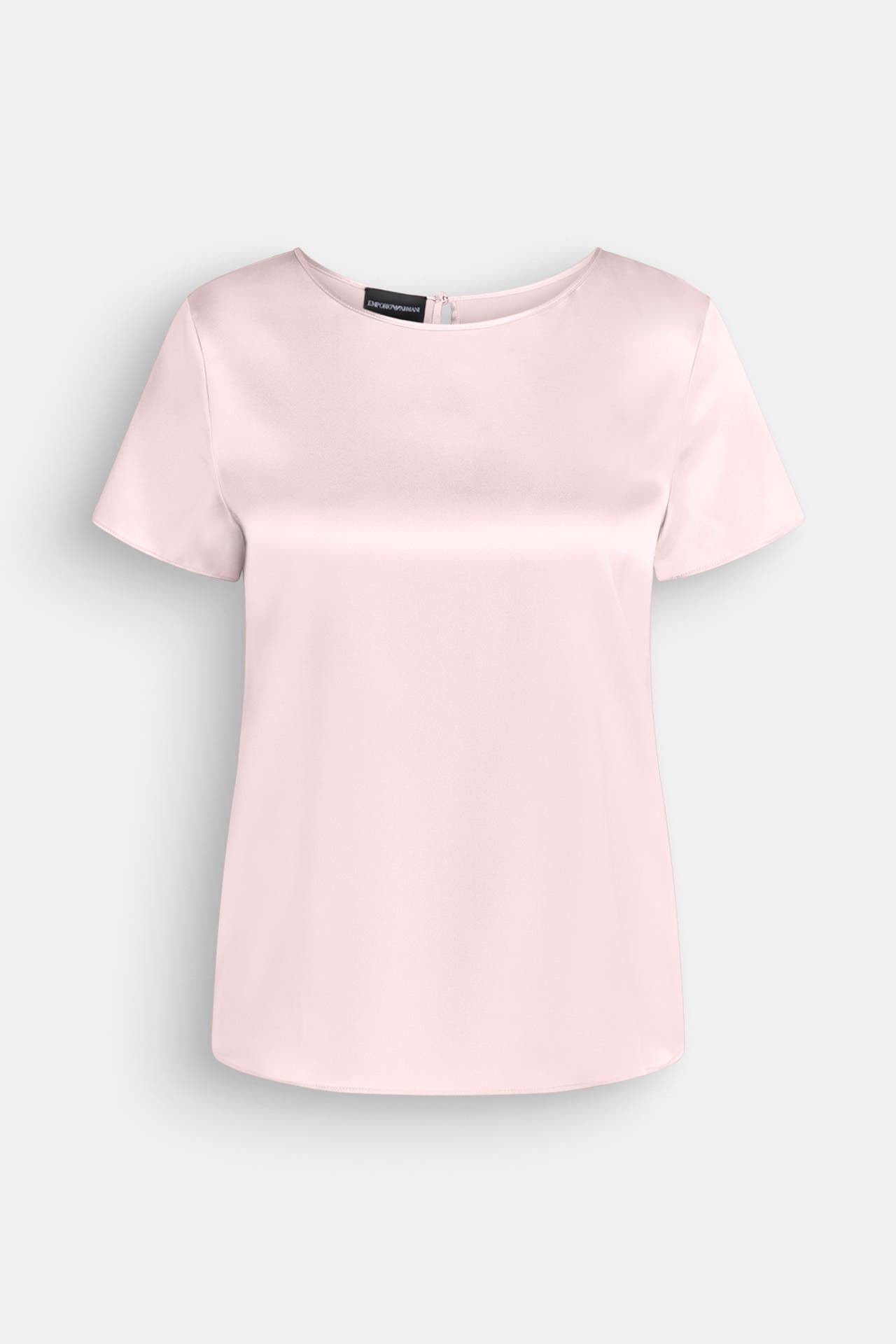 EMPORIO ARMANI Seidenmix-Shirt hellrosa, Bild 1