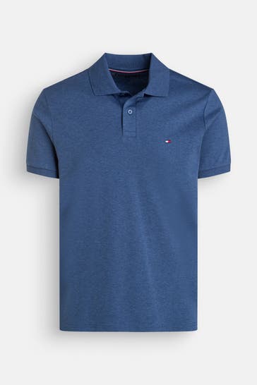 TOMMY HILFIGER Polo-Shirt azurblau