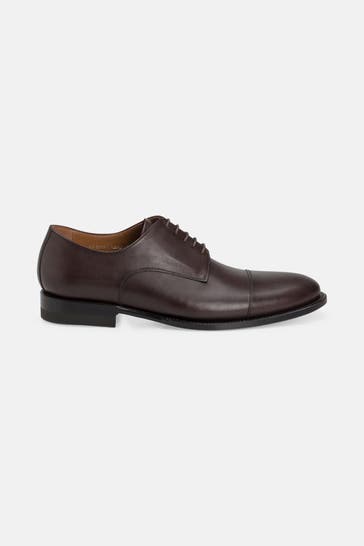 PRIME SHOES Derbys 'Bergamo' dunkelbraun