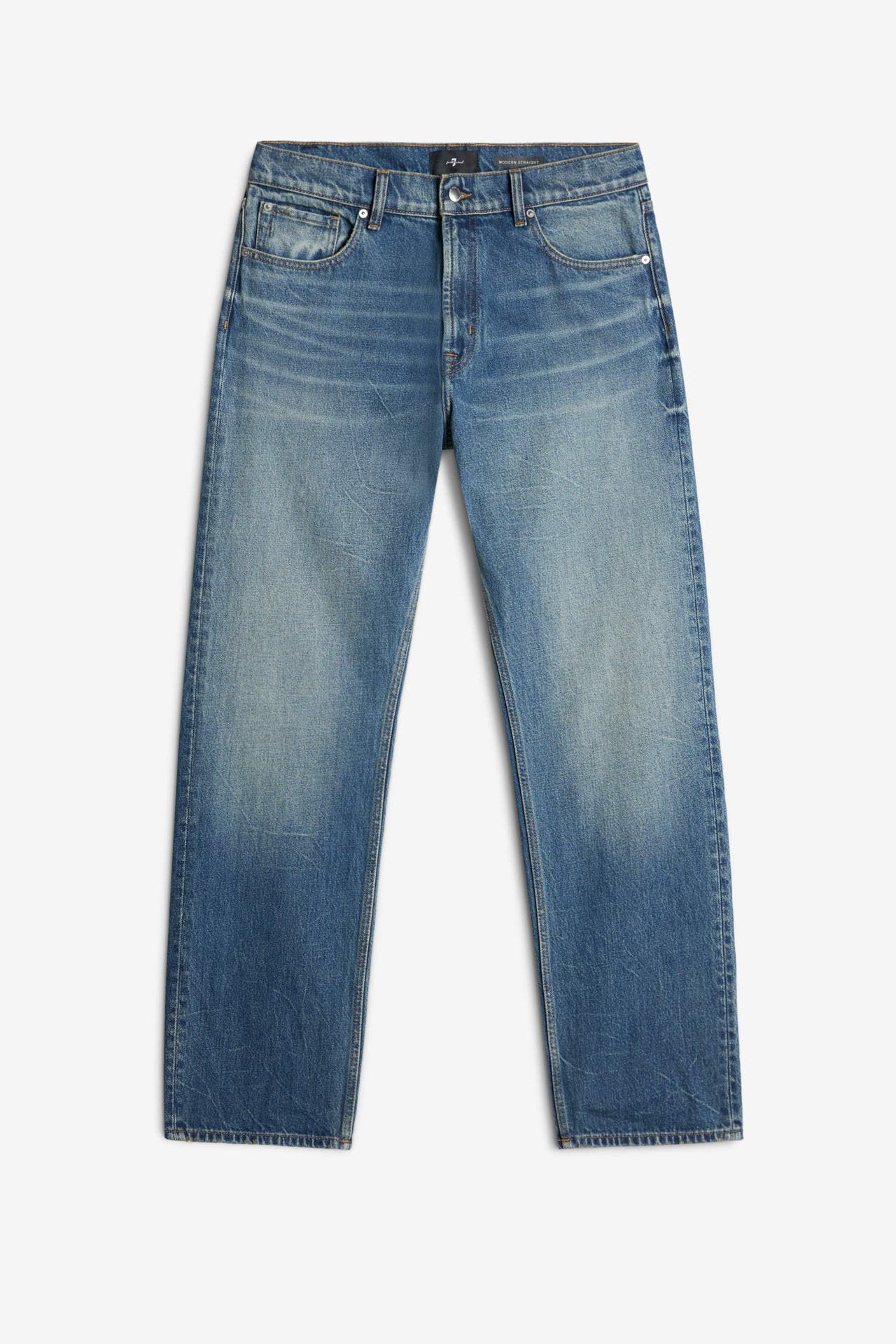 7 FOR ALL MANKIND Jeans blau straight, Bild 1