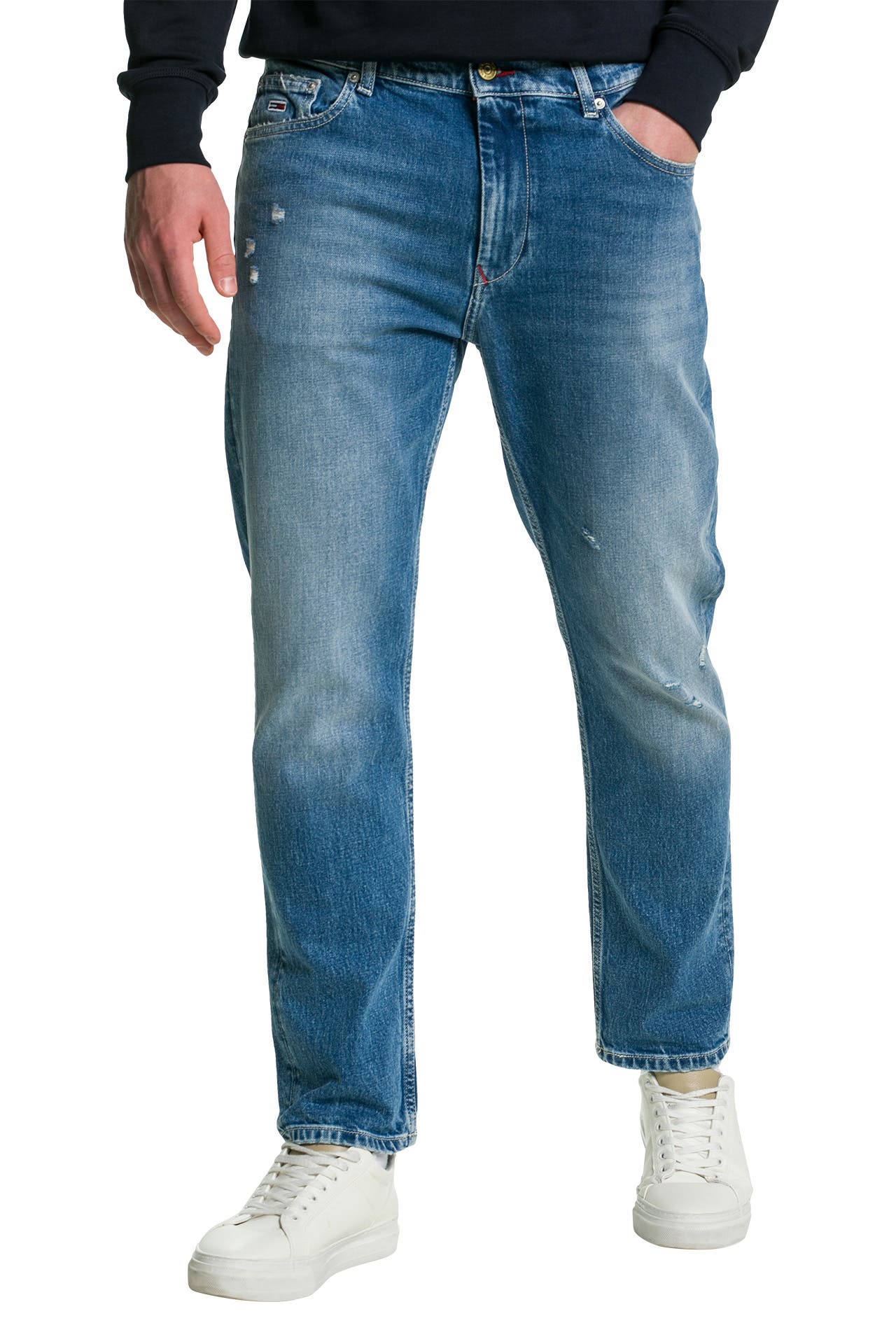 Tommy Hilfiger Blu Cotton Men Jeans main image 1