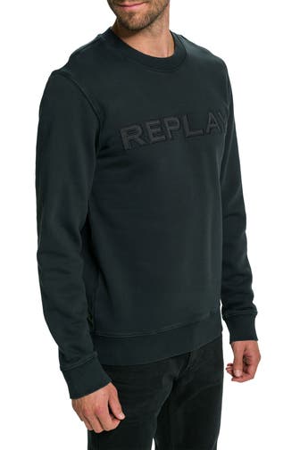 REPLAY Sweatshirt schwarz
