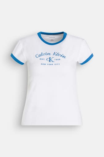 CALVIN KLEIN T-Shirt weiß