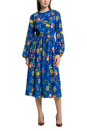 DIANE VON FURSTENBERG Midiikleid 'Sydney' floral