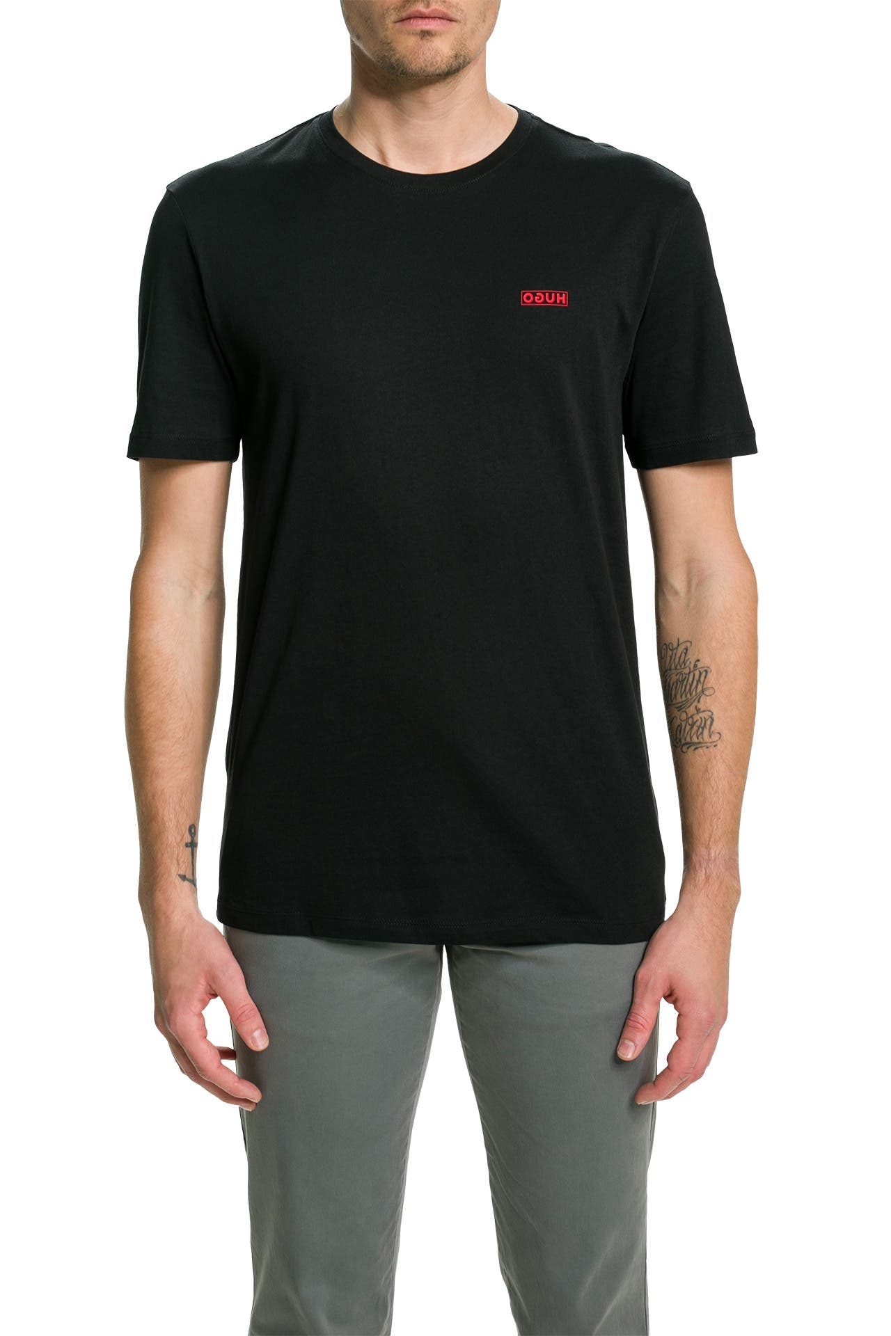 HUGO T-Shirt 'Dero' schwarz, Bild 1