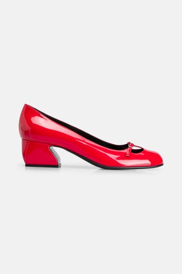 SERGIO ROSSI Pumps feuerrot