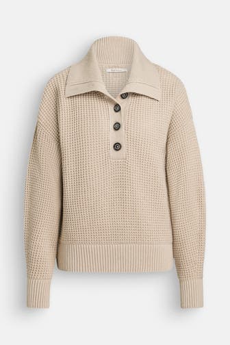 BARBOUR Wollmix-Strickpullover 'Woodside' greige