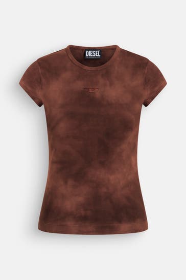 DIESEL T-Shirt dunkelbraun