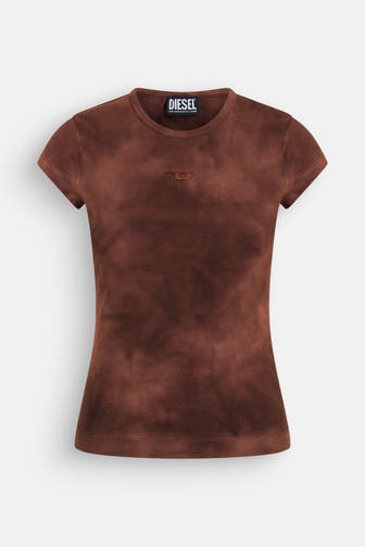 DIESEL T-Shirt dunkelbraun