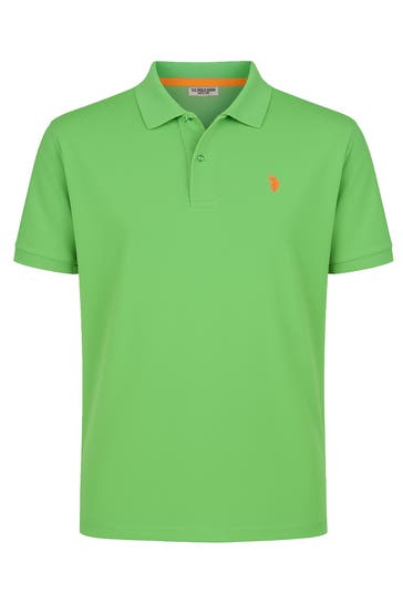U.S. POLO ASSN. Polo-Shirt 'Fashion' hellgrün