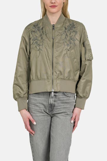 BLONDE NO. 8 Bomberjacke 'Waston' graugrün