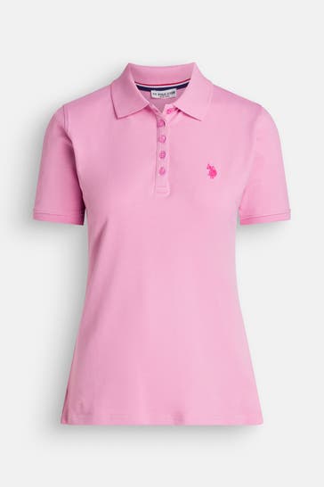 U.S. POLO ASSN. Polo-Shirt rosa