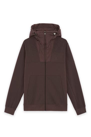 LYLE&SCOTT Sweatjacke dunkellila