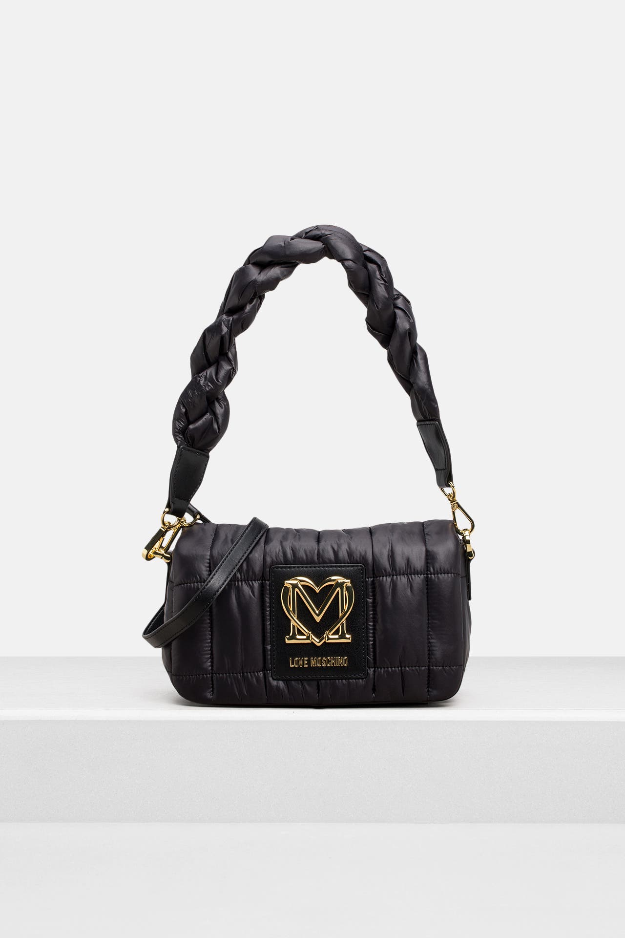 LOVE MOSCHINO Schultertasche schwarz, Bild 1