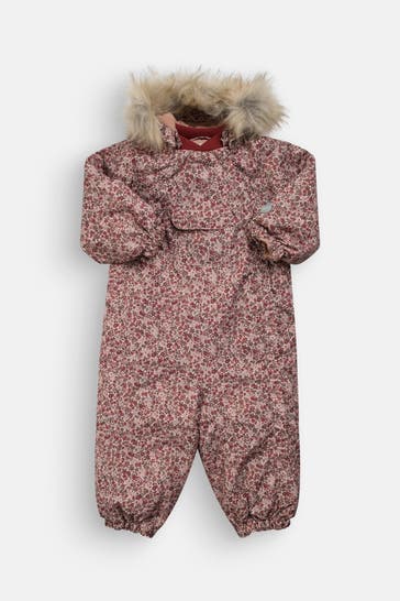 WHEAT Schneeanzug rosa gemustert