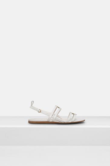 FERRAGAMO Sandalen 'Typa' weiß