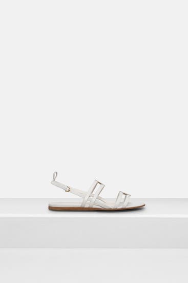 FERRAGAMO - Sandalen 'Typa' weiß