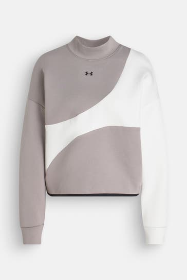 UNDER ARMOUR Sweatshirt 'Ustoppable Crop' zweifarbig
