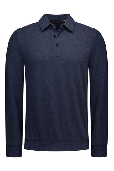 NEW ZEALAND AUCKLAND Langarm-Polo dunkelblau