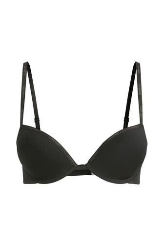 CK UNDERWEAR Push Up-BH schwarz