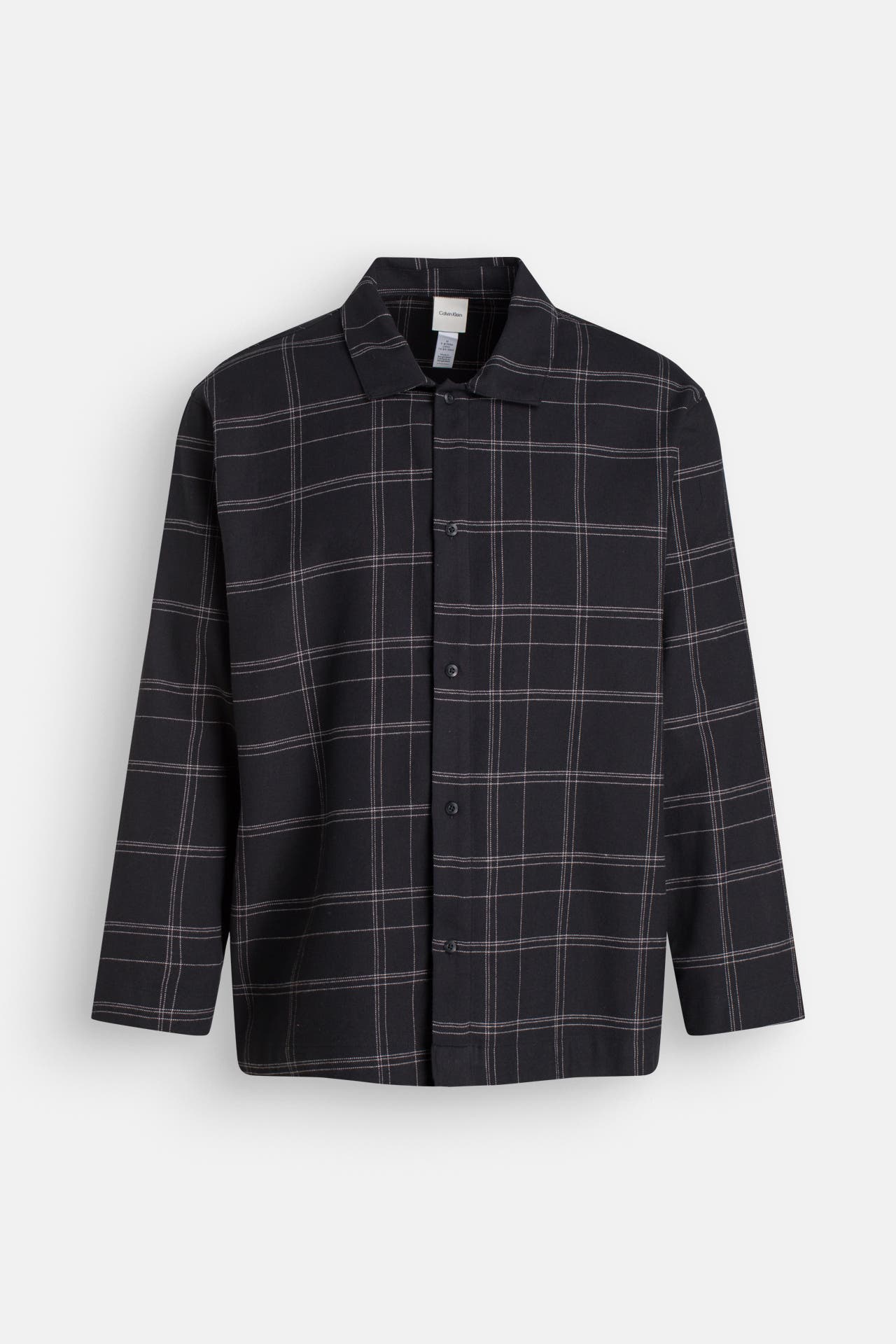 CALVIN KLEIN Pyjama-Hemd schwarz, Bild 1